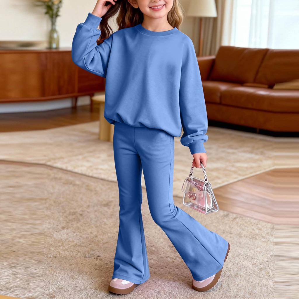 Infant Newborn Baby Girls Boys Loose Print T,shirt+Pants Print Outfits Set