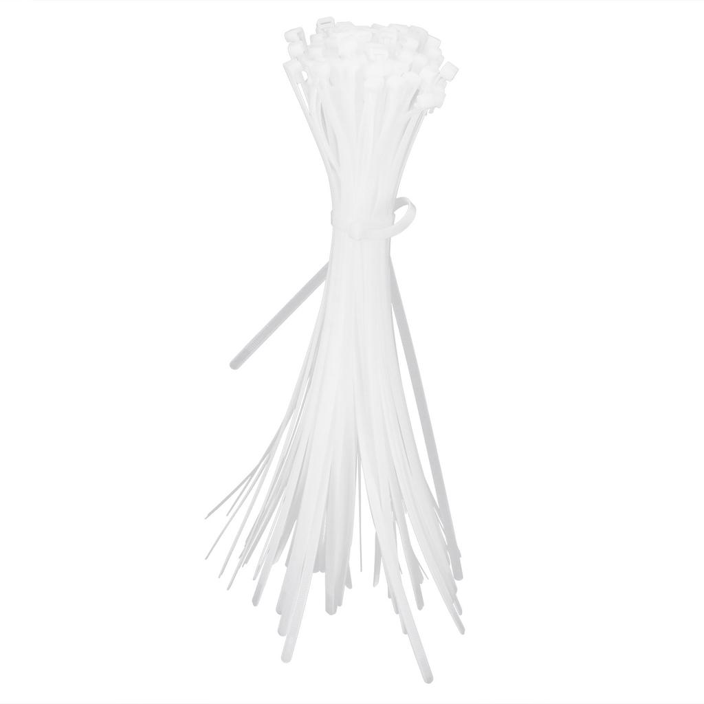 100Pcs Cable Ties Multiple Use Fastener Thick Thin Nylon Zip Wraps Supplies 8 x 400