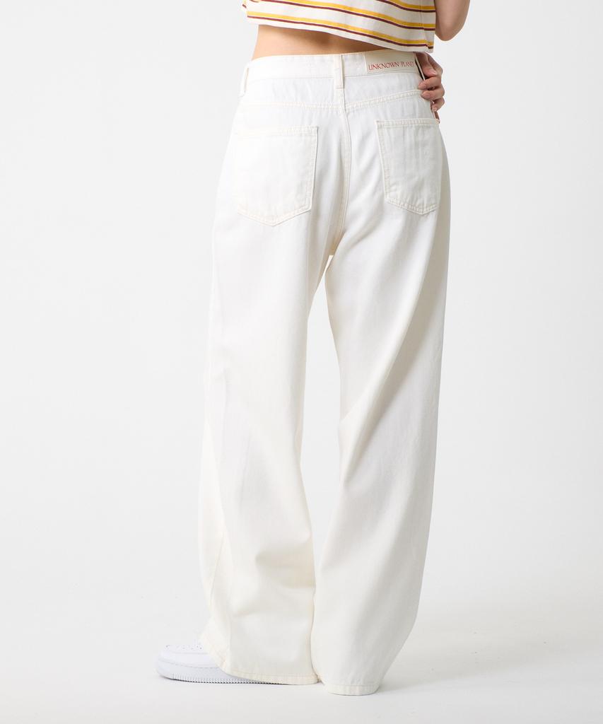 UNKNOWN PLANET Daily Cotton Pants White