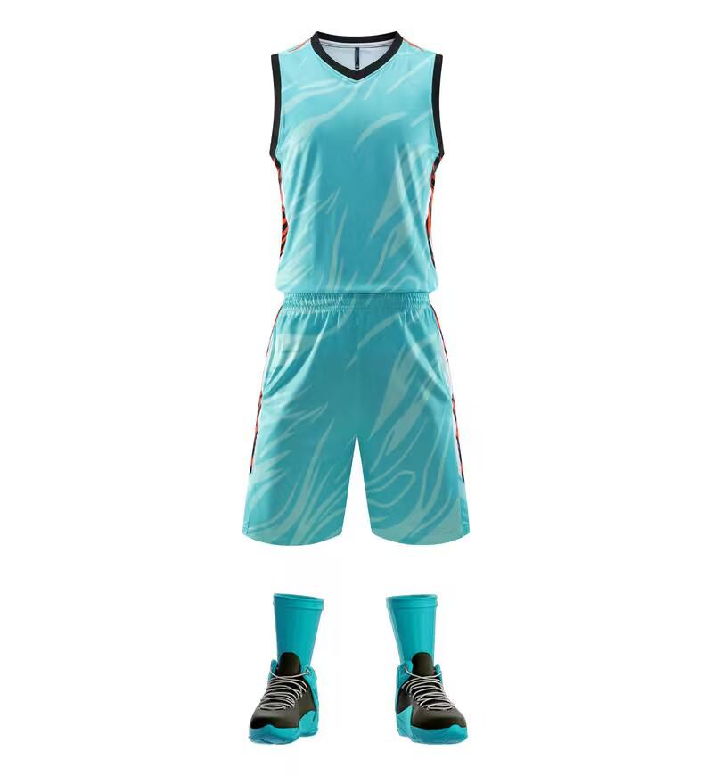

Unisex Custom Basketball Training Jersey Set 3XS озеро синий
