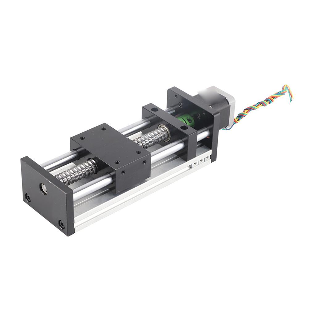 Double Shaft Ball Screw Linear Guide Rail with 42 Motor 100mm Effective Stroke(1605 Ball Screw)