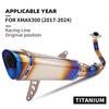Titanium Alloy Exhaust Tail Pipe for XMAX300 (2017-2024)