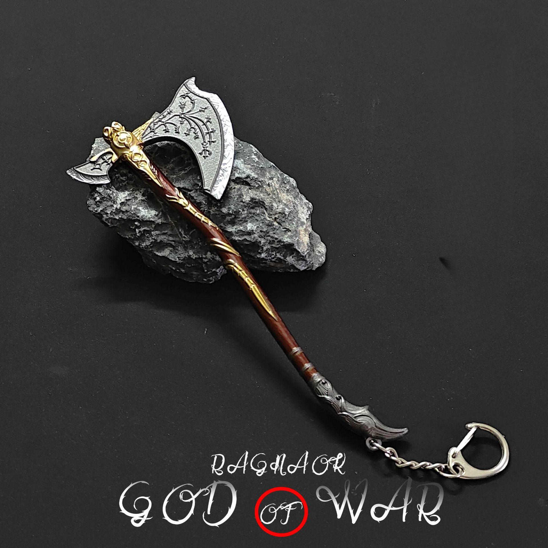 Игра God of War 5 Игровые аксессуары Кратос Клинок Хаоса Металлическая модель Олимп Божественный Меч Мини-оружие Декоративные игрушки Детское оружие