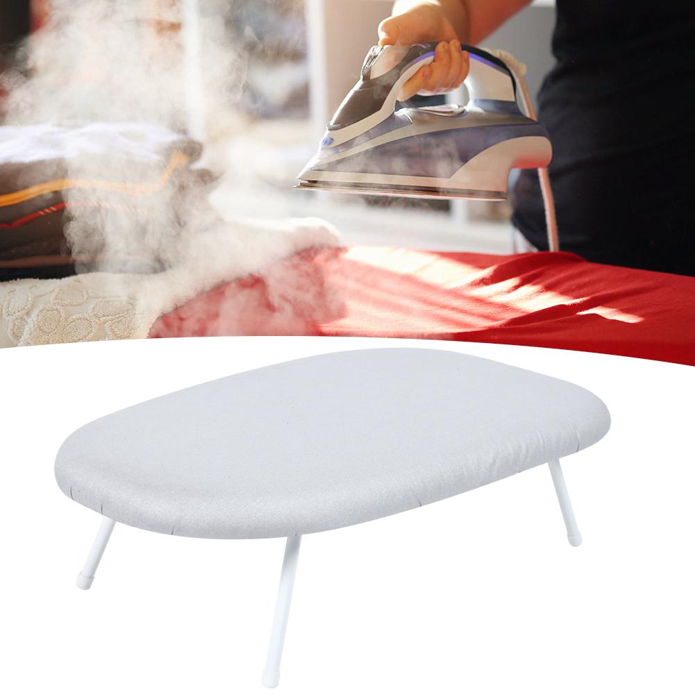 Skládací mini domácí žehlicí prkno z ocelových trubek, stolní žehlicí stůl pro domácí použití