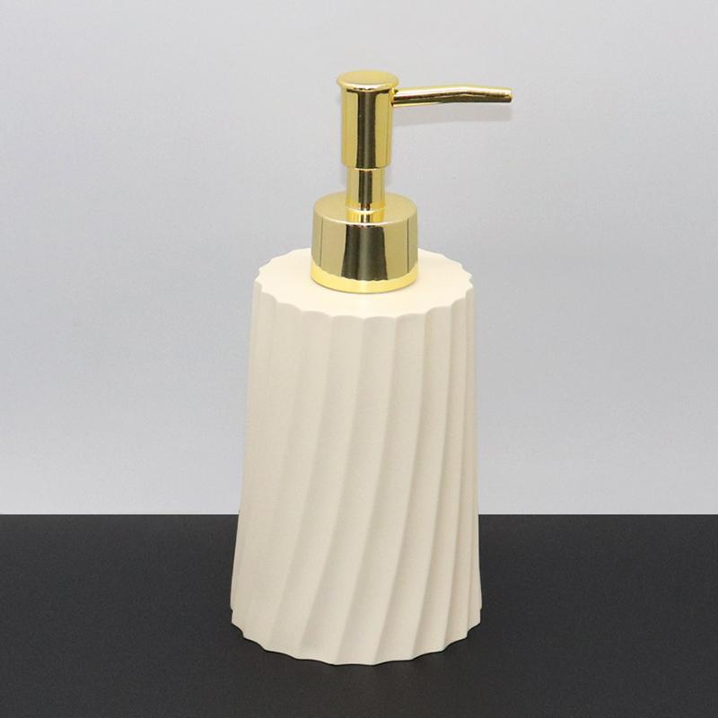 Modern Black and White Striped Ceramic Lotion Bottle Shampoo Pump Dispensing Bottle Rinsing Cup Soap Dishes Bathroom Accessories