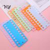 Plastic Thread Winding Board 10Pcs Board, 10 Colors Embroidery Floss Organizer, Cross Bobbins Stitch Holder Bobbin for DIY Sewing Colorful Organizer