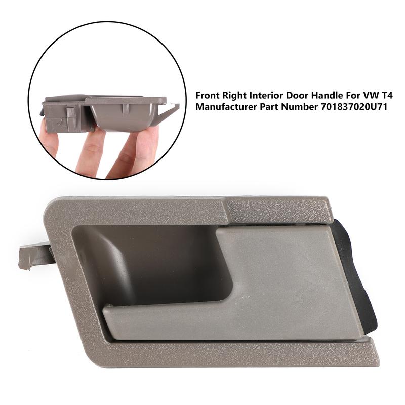 Artudatech Front Right Driver Side Interior Inner Door Handle For VW T4 Transporter