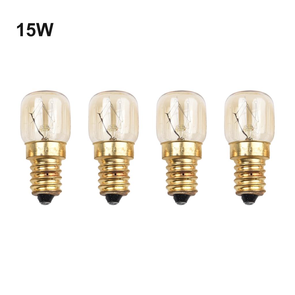 4PCS E14 Salt Lamp Globe Bulb 25W Light Bulbs 240V Refrigerator Oven Replacement Vintage Incandescent Bulbs