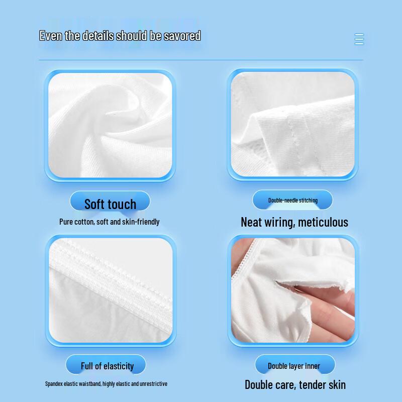 Freego Kids' Pure Cotton Disposable Underwear for Travel