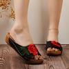 Fashion Women Slippers Retro Summer Comfortable Designer Shoes Women Trend Slip On Wedge Sandals Platform Outdoor Slippers Slides Women