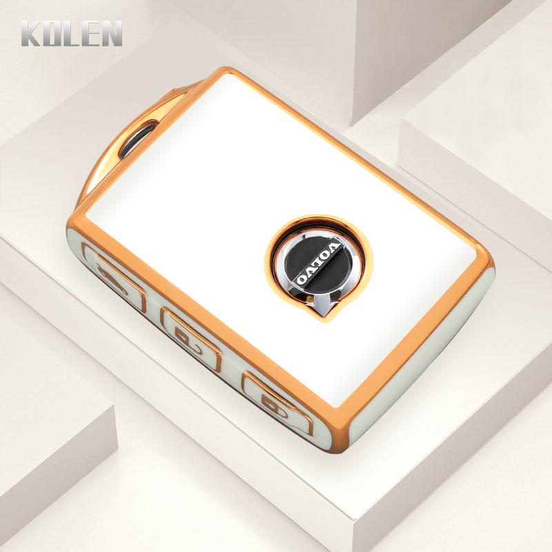 TPU Car Remote Key Case Cover Shell Fob For Volvo S60 S90 XC40 XC60 XC90 V60 V90 T5 T6 T8 Polestar 1 Polestar 2 Accessories Bag