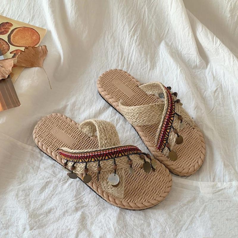 Fashion Women's Flat Bottom Fashion One Word Slippers Womens Shoes Comfort Summer Outdoor Beach Luxury Sandals Women Designers