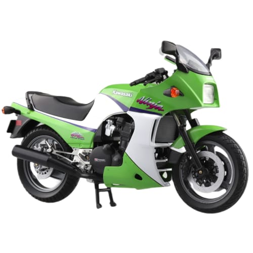 Aoshima Bunka Kyozai (AOSHIMA) Skynet 1/12 Scale Complete Kawasaki GPZ900R Lime Green Motorcycle