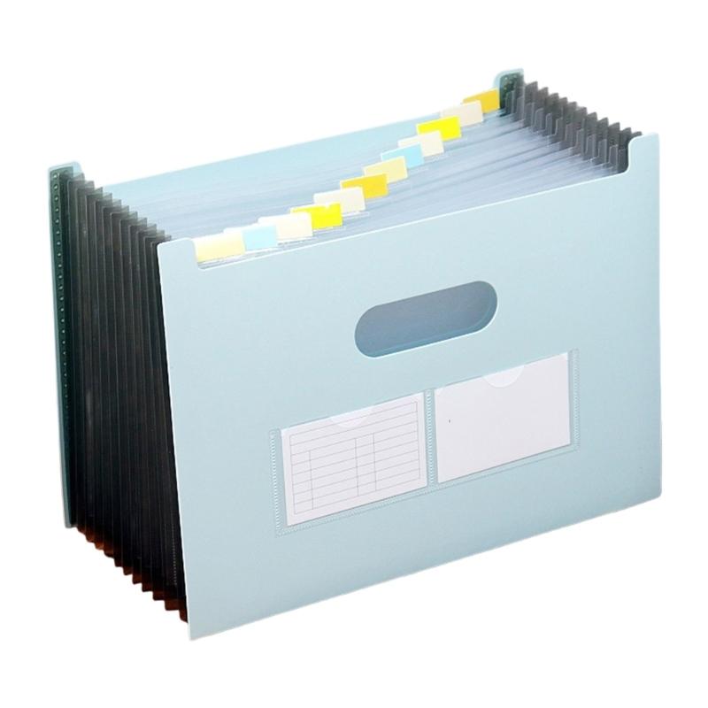 A 4 Multi-Layer Document Storage Bag Accordions File Folder Expanding File Organiser School Office Supplies
