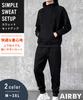 Airby Solid Color and Training Pullover for Track Everyday and Outdoor Size Men's Sweatsuit, Casual, Simple, Stylish, Fleece-Lined, Sportswear,