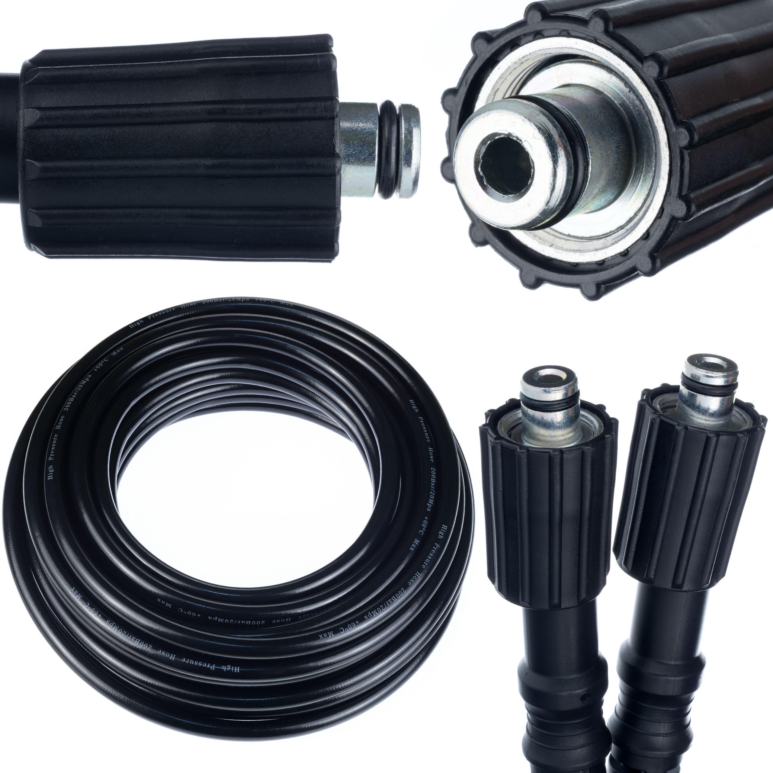 Rosfix Wąż Wysokociśnieniowy 15m M22-M22 – Wysoka Wytrzymałość | Ciśnienie Max 200 Bar | Oplot Nylonowy i PVC Odporne na Ścieranie