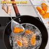 Stainless Steel Skimmer Spoon Long Handle Cooking Slotted Colander Spoon Skimmer Strainer Kitchen Strainer for Frying Draining