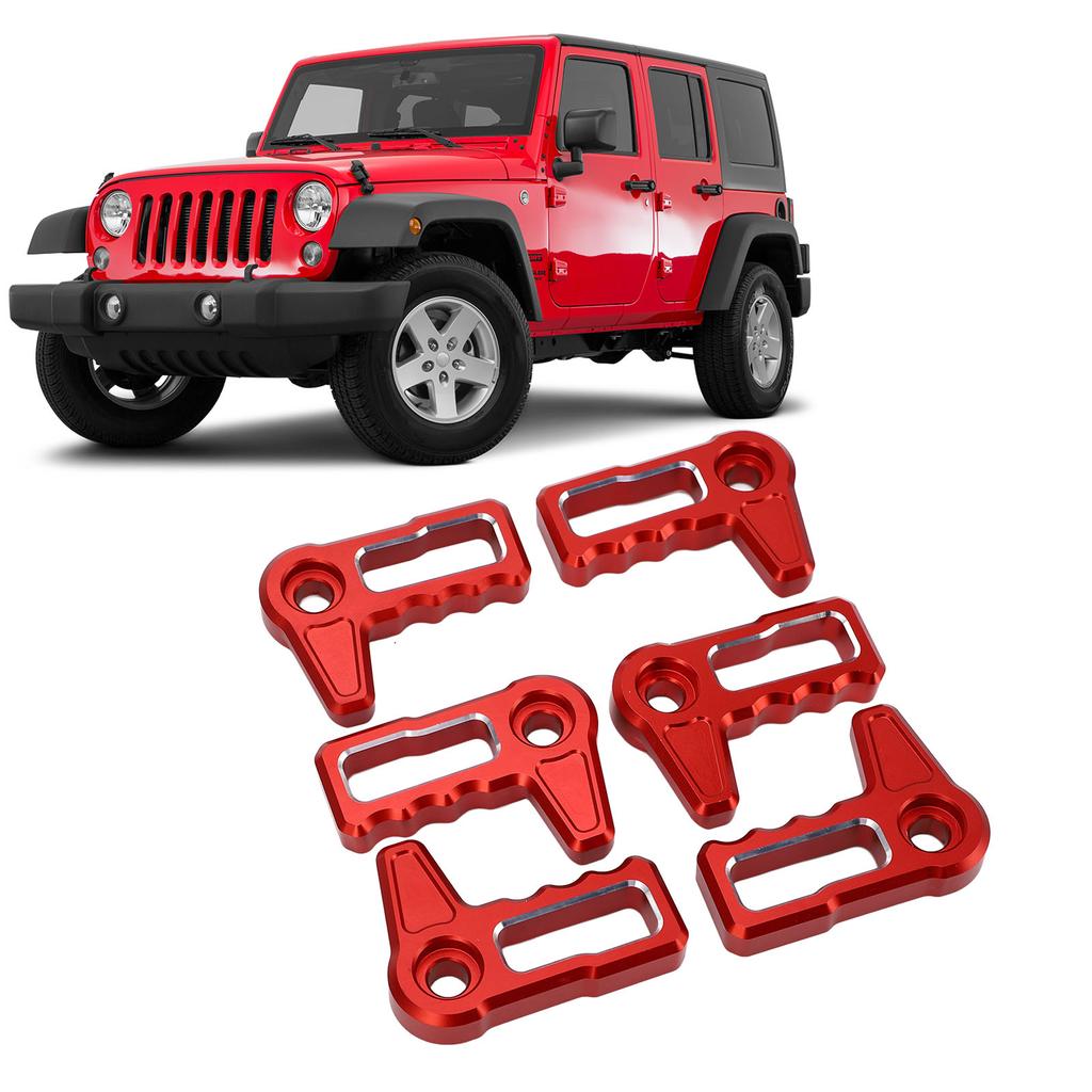 6PCs Hard Top Roof Removal   Handle Replacement for   JL JLU   JT 4xe