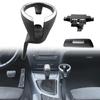 ABS Console Drink Slot Part for E81 E82 E87 E88 E90 E91 E92 E93 and X1 E84, Black Silver Interior Cup Insert 51160443082 51169144632