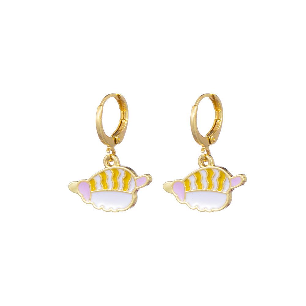 

Rose Stylish Butterfly Cloud Earrings Fashionable Geometric Shapes Perfect For Trendy Style Street Yellow Sushi
