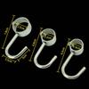 5pcs Stainless Steel Coat Rack Organizer Towel Hat Bag Robe Hanging Hook C