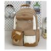 New high-value college style fresh and sweet backpack junior high school students lightweight large-capacity backpack