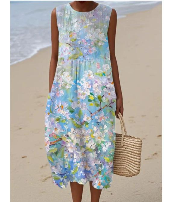 2025 Women's Autumn Solid Color Casual Dress – Customizable Print Option Available