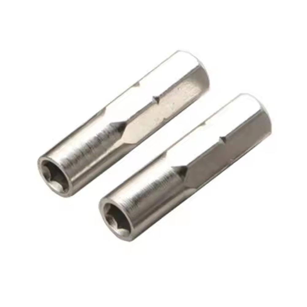 6pcs Bit Adapter 1/4" Hex To 4mm Socket Adapter Screwdriver Bit Holder For Hex Shank Electric Screwdriver Socket Tools