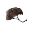 Pet Dress-up Bob Cut Wig & Bull Horn Headband Set for Cats & Dogs