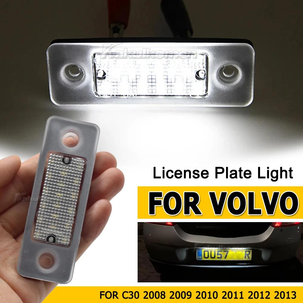 2PCS For Volvo C30 2008 2009 2010 2011 2012 2013 Xenon White LED Car Number License Plate Light Lamp OEM#:31213991