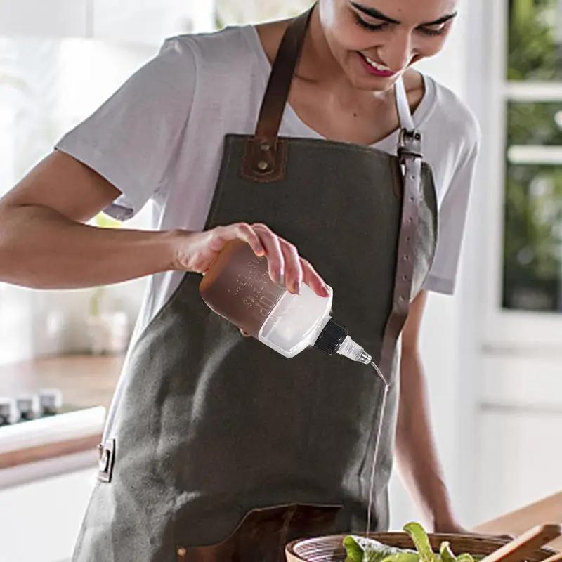 Oil Dispenser 100ML Small Camping Oil Bottle Dispenser with Twist Top Portable Leak-Proof Dispensing Bottles for Oil Soy Sauce