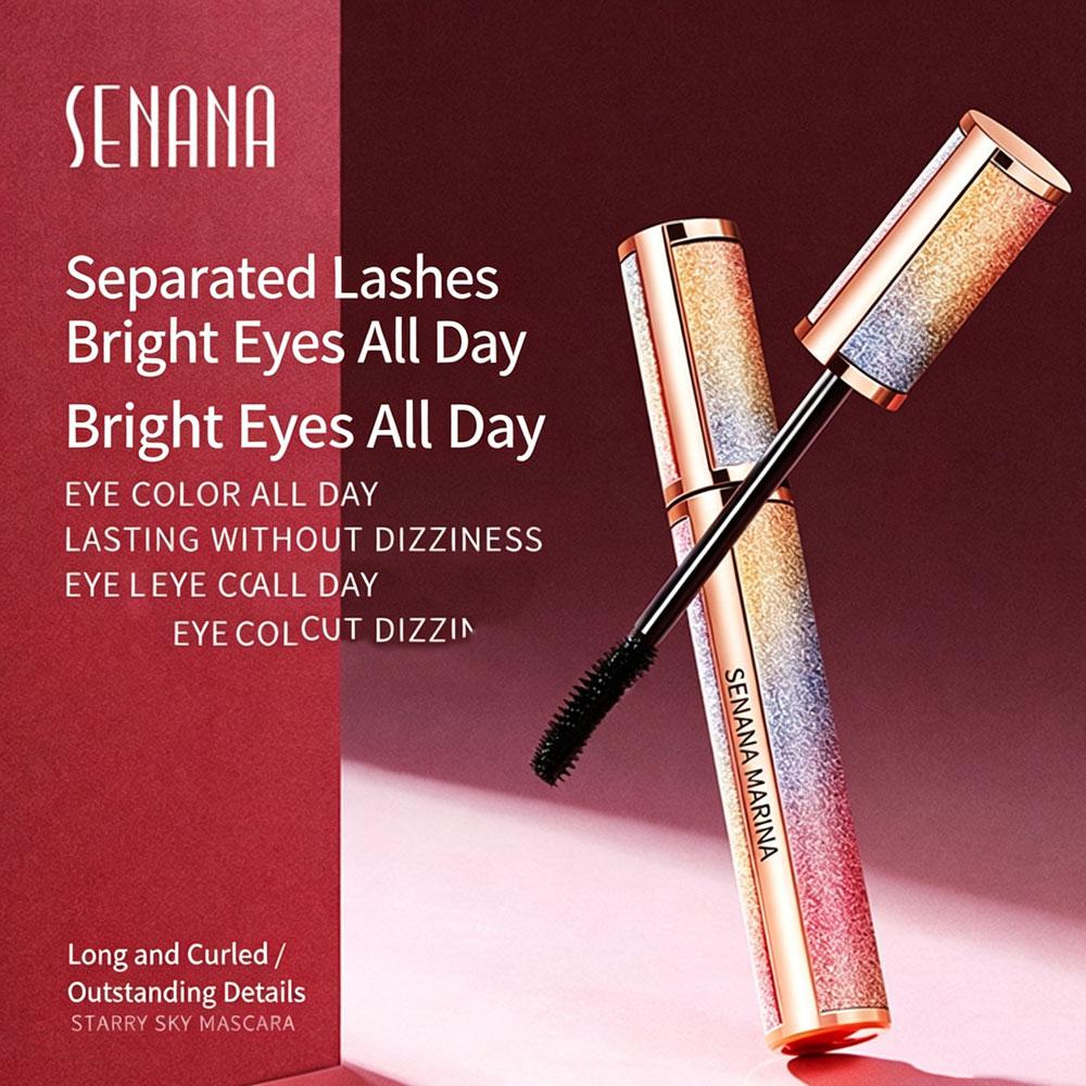 SENANA 4D Silk Fibre Lashes Dick verlängernde Wimperntusche