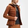 New FILA Fitness Puffer Jacket Women's Chestnut Brown A11W441904F-BN