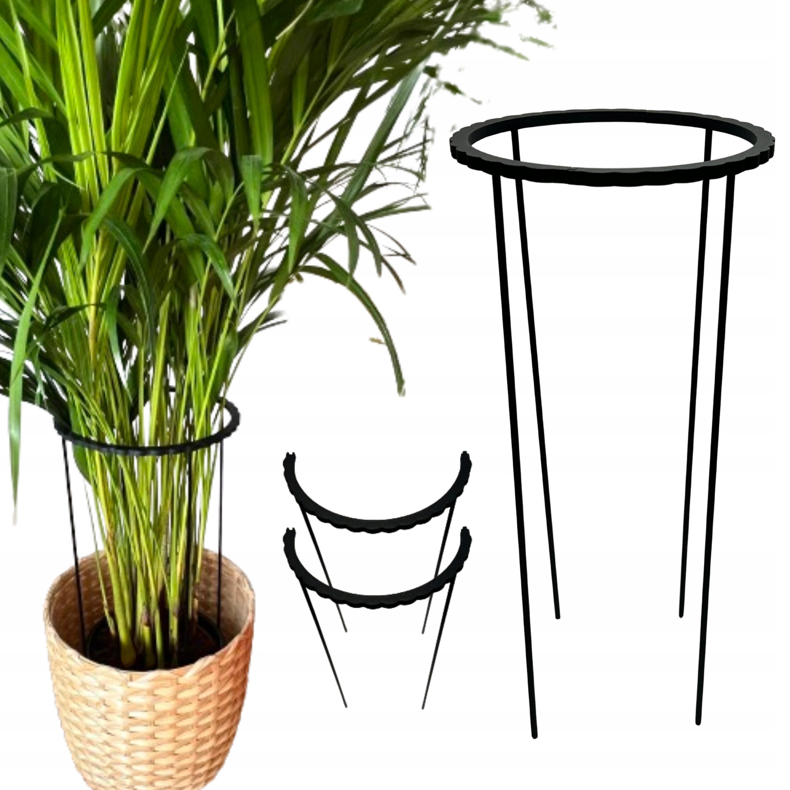 Pflanzenblumenstütze Ringhalter Ringstütze 2in1 L 50cm
