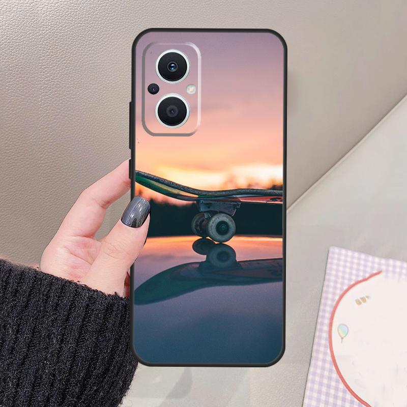 Cool Skate Funda For OPPO Reno 14 10 11 12 13 Pro 12F 11F 13F 14F 7 8 Lite OPPO Find X9 X8 X6 Pro Case