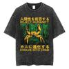 Ich will einen perfekten Körper Ich will eine perfekte Seele T-Shirt Lustige Capybara im japanischen Stil Vintage-gewaschenes T-Shirt Herren Oversized T-Shirts Oberteile