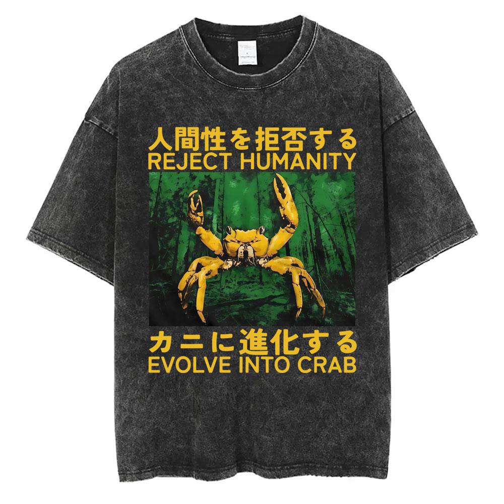 Ich will einen perfekten Körper Ich will eine perfekte Seele T-Shirt Lustige Capybara im japanischen Stil Vintage-gewaschenes T-Shirt Herren Oversized T-Shirts Oberteile
