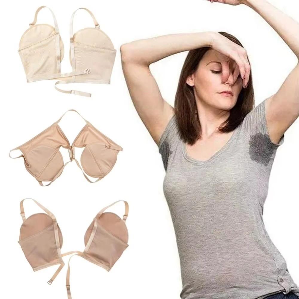 Anti-Sweat Sweat Underarm Pads Bra Reusable Perspiration Absorbing Pads Underarm Sweat Pads