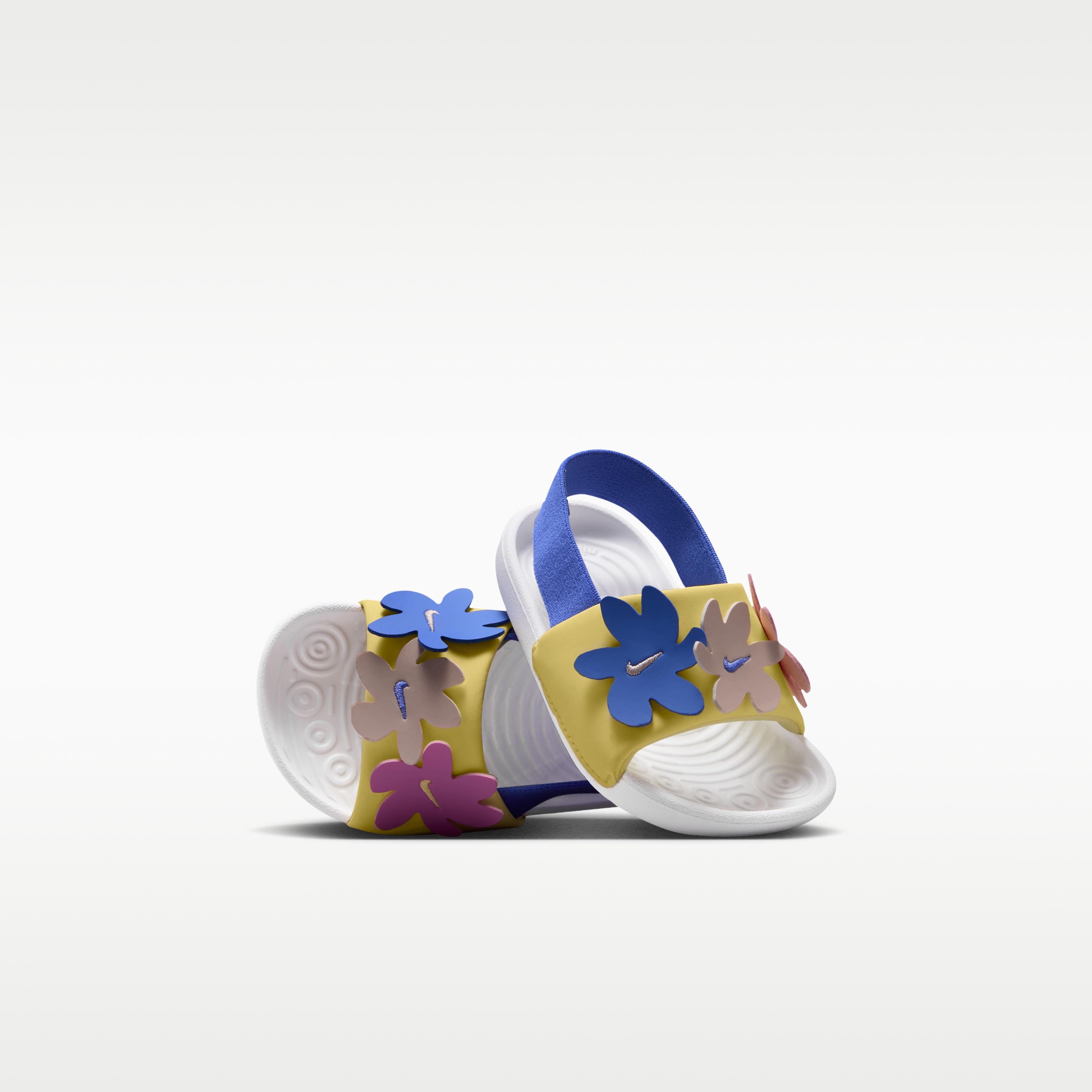 Nike Kawa Slide SE White Sapphire Magenta Soft Yellow (TD) 21