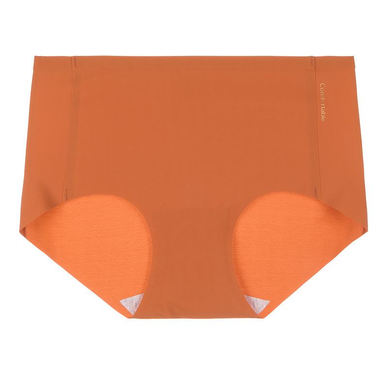 Female Summer Cotton Anti - Bacterial Fillet Without Trace To Lift Hip Ice Silk One Piece Type Waist Triangle Briefs