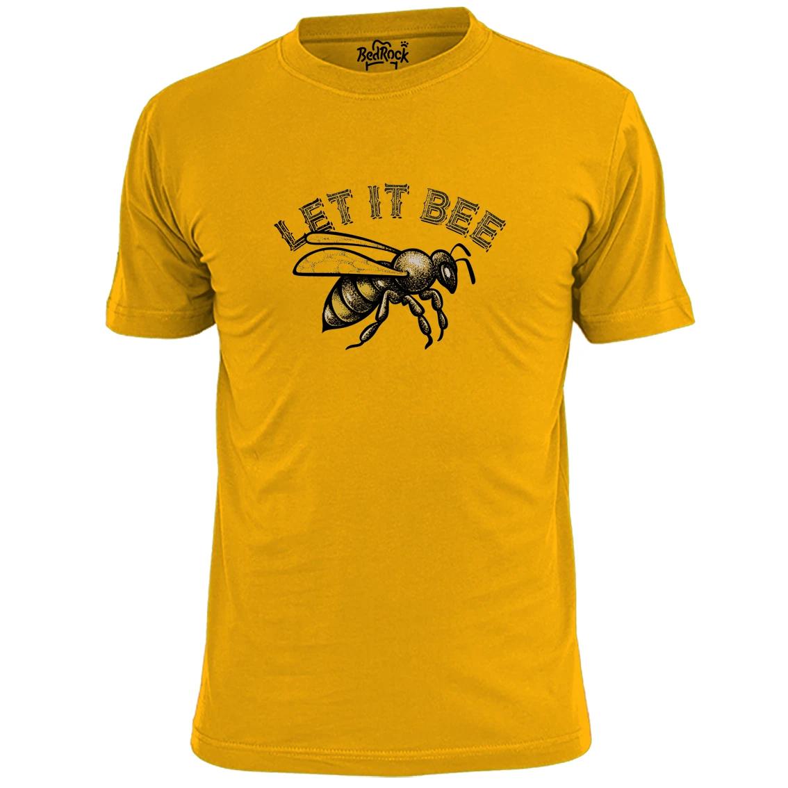 Mens Let It Bee T shirt Wildlife Pollination Honey XL
