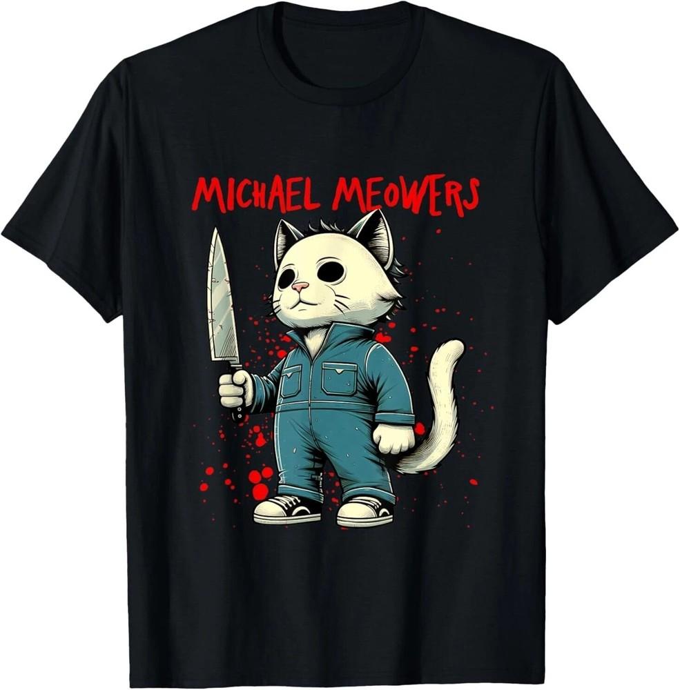 Funny Cat Horror Movies Cute for Cat Kitty Lovers T-Shirt Unisex T-Shirt XXXXL