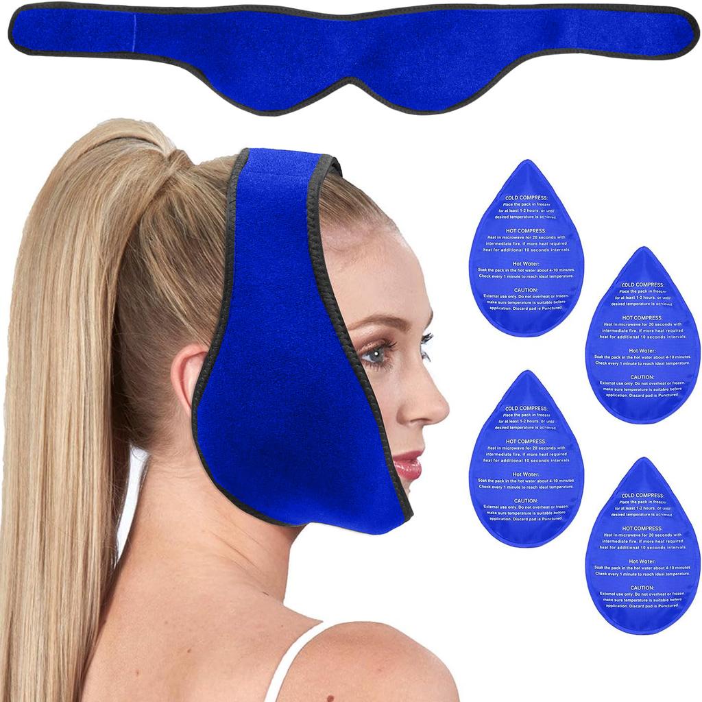 Wisdom Teeth Ice Pack Face Wrap for Wisdom Teeth Removal Toothache Pain Relief TMJ Jaw Ice for Face Oral Surgery Dental Implant