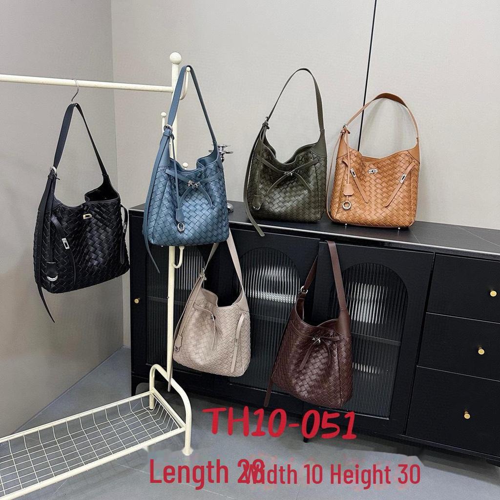 Women's Hand-Woven Soft Cowhide Tote Bag - Unique Design, Genuine Leather Shoulder/Messenger Bag