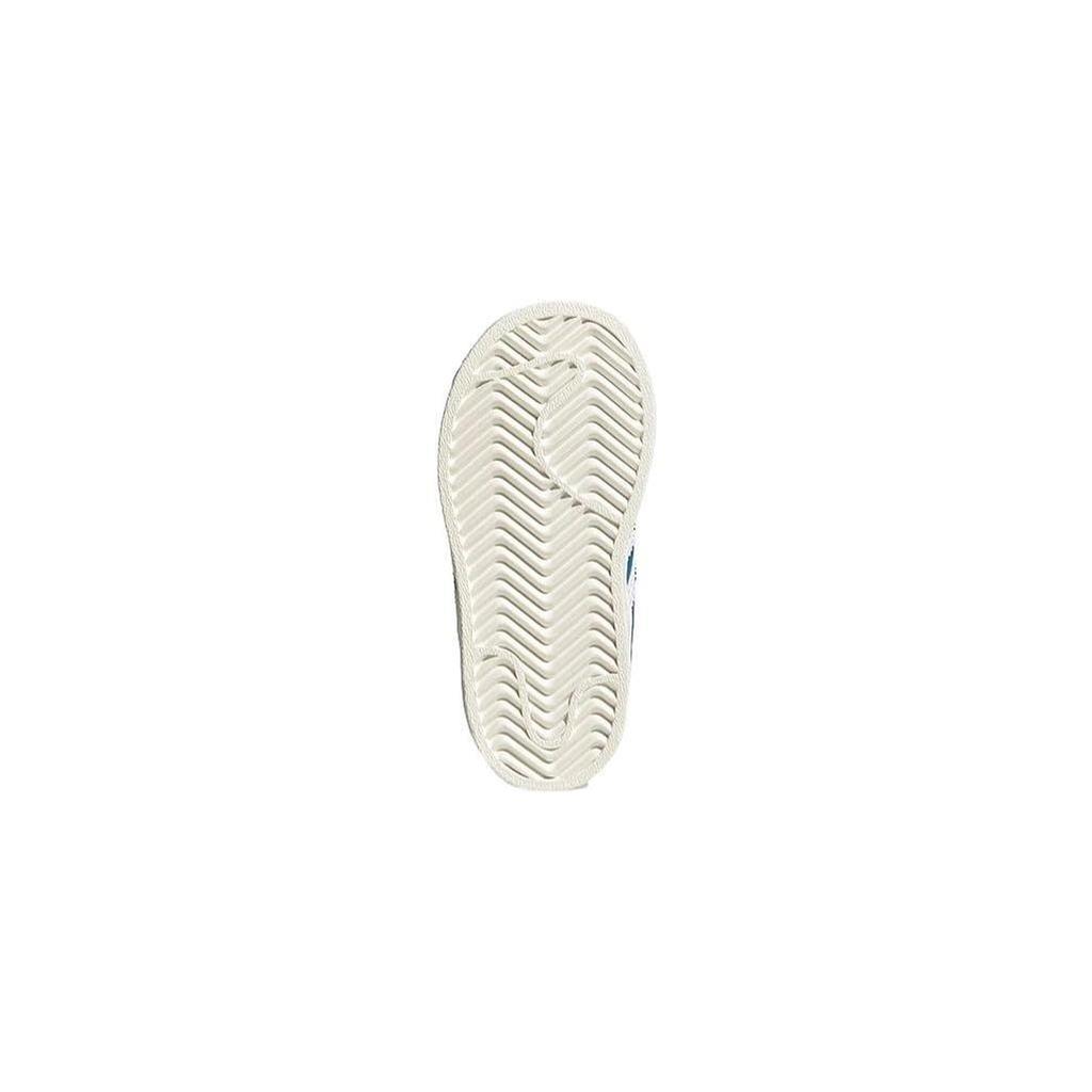 Adidas Originals SUPERSTAR CF Breathable Low top Toddler Shoes White Blue Infant And Toddler IF2913