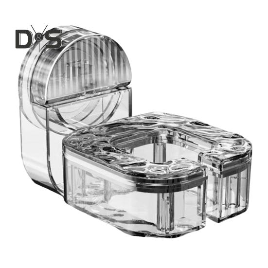 

Настенная стойка для фена, держатель для выпрямителя с присоской, легкая регулировка угла поворота, простая в установке стойка для аксессуаров для фена прозрачный