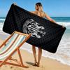 Newcastle United Logo Aufdruck Strandtuch, Großes Weiches Schnelltrocknendes Handtuch für Strand Camping Schwimmen