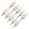 10 Pcs Fur Coat Hook Fasteners Sew for Over Coat Underwear