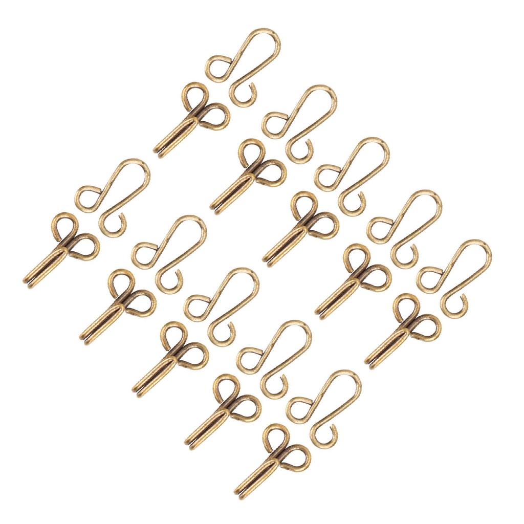 10 Pcs Fur Coat Hook Fasteners Sew for Over Coat Underwear