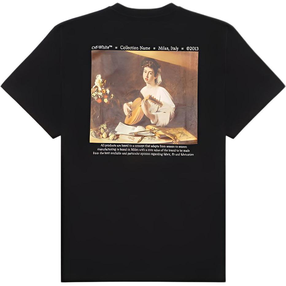 OFF WHITE Caravaggio Lute S/S Over T Shirt OMAA038F21JER0061084